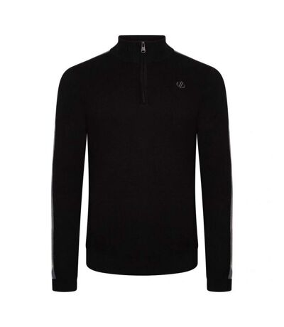 Dare 2B Mens Dutiful II Stripe Half Zip Sweatshirt (Black) - UTRG8016