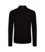 Dare 2B Mens Dutiful II Stripe Half Zip Sweatshirt (Black)