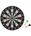Jeu de Fléchettes 1 Cible 38cm Noir & Vert-4