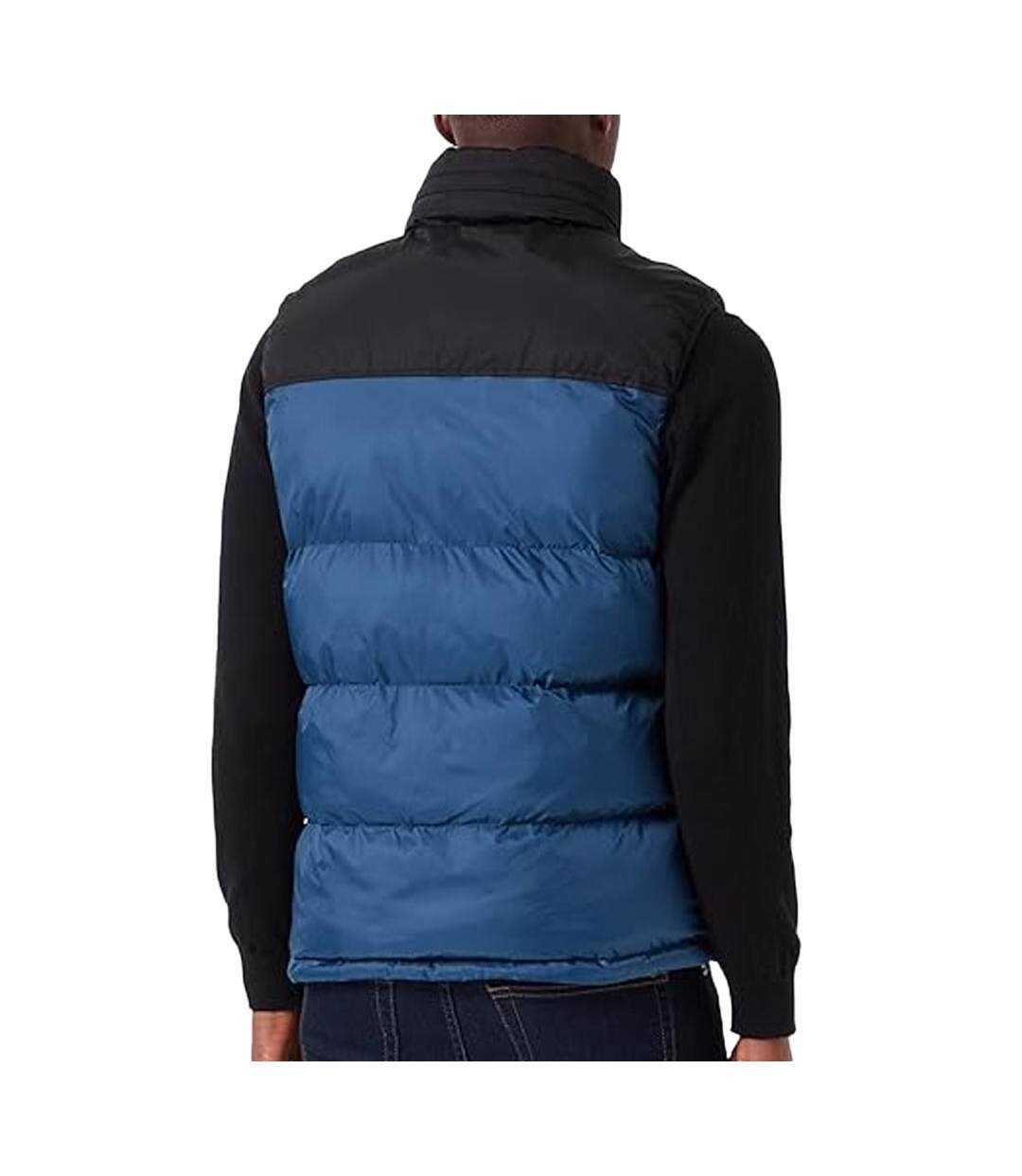 Doudoune sans manche Noir/Bleu Homme Schott Utahv - 3XL-2