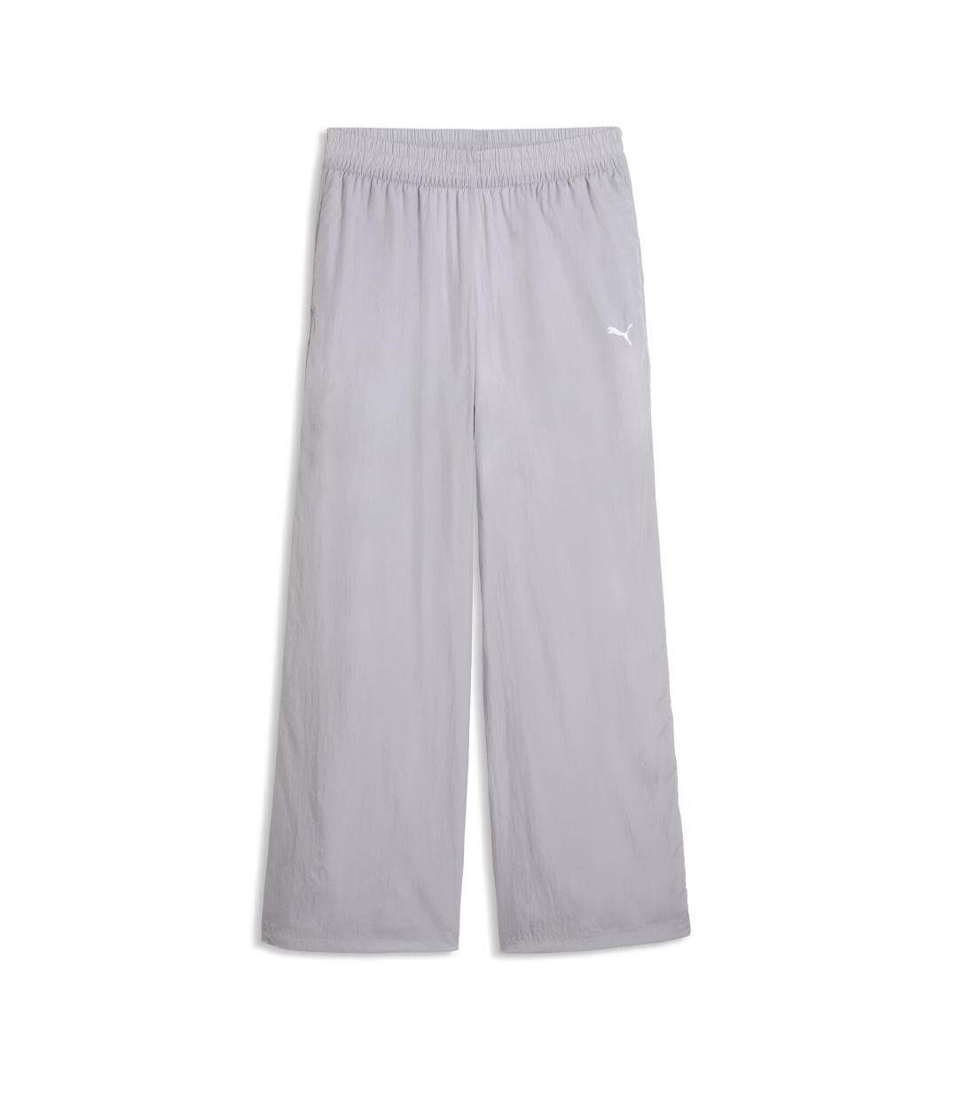 Pantalon large gris clair femme puma relaxed-2