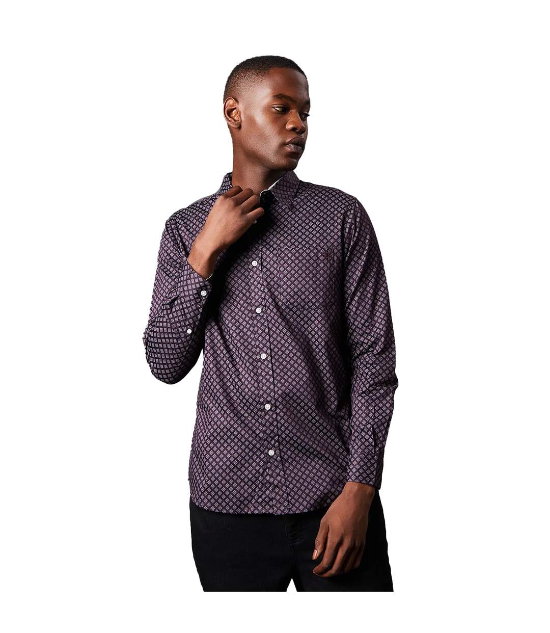 Chemise homme violet Maine