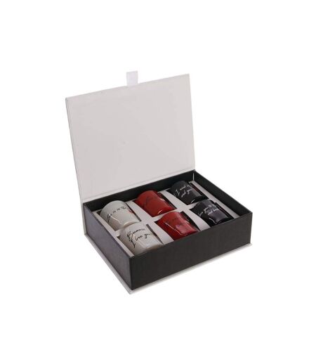 Coffret 6 bougies mots d'amour