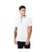 Mens Quarter Zip Polo Shirt White Paul Smith-4