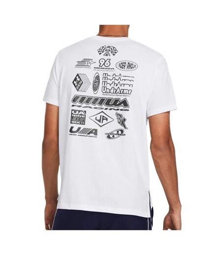 T-shirt Blanc Homme Under Armour Run Everywhere - L