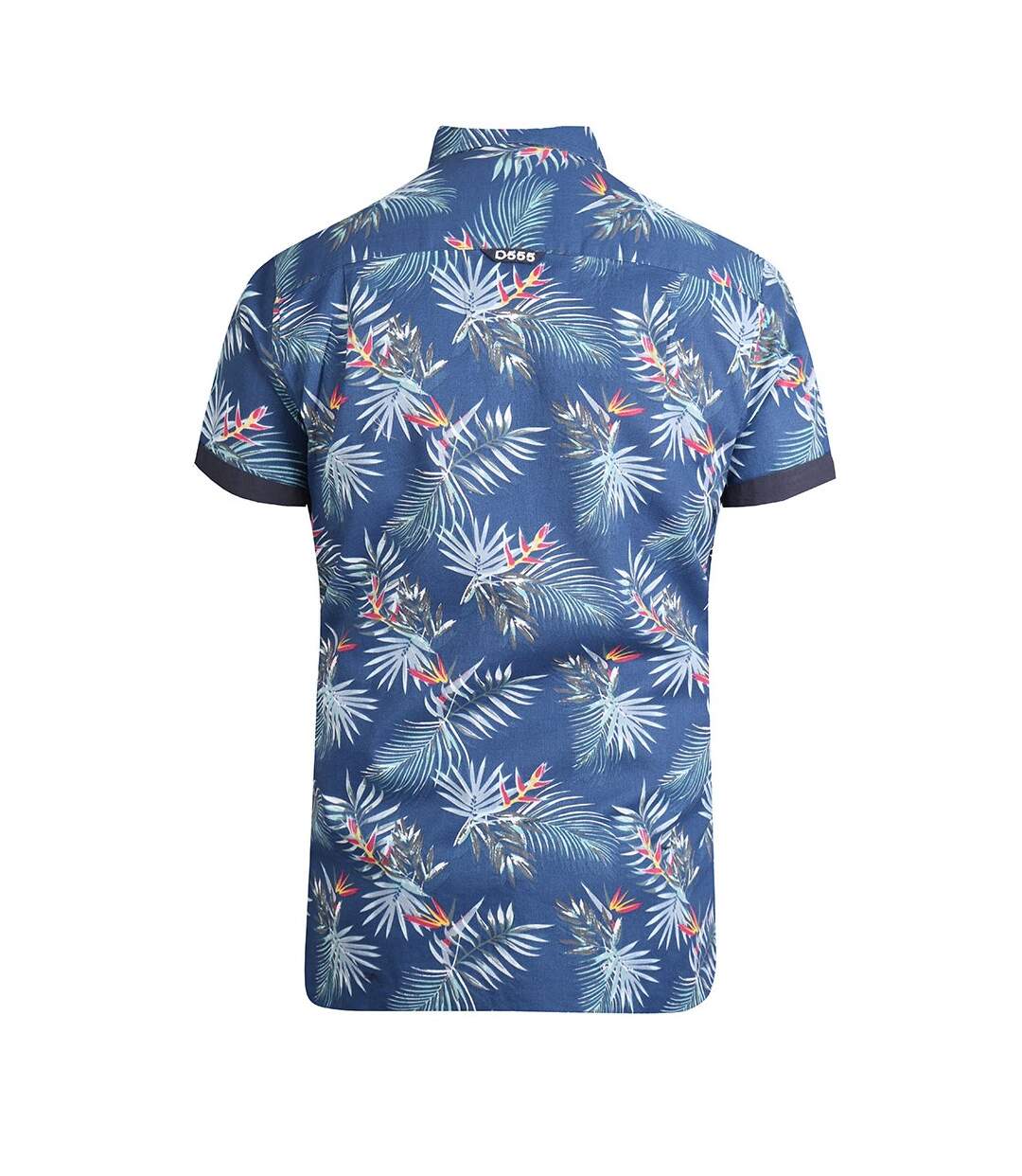 Mens pique long-sleeved t-shirt navy Cottover-2