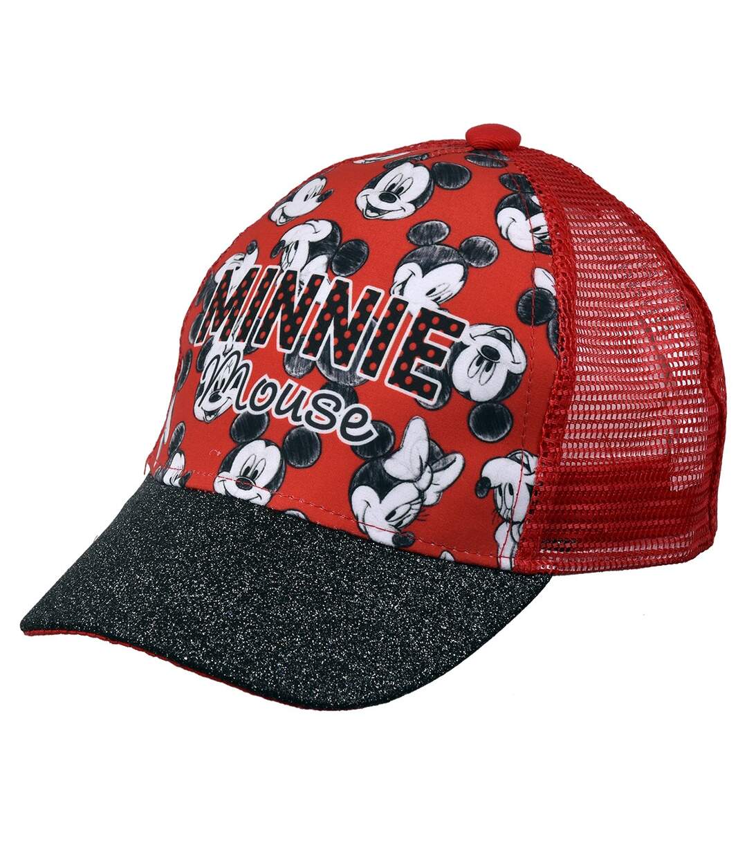 Casquette enfant MULTILICENCE: Pat Patrouille, Mickey, La reine des neiges, Marvel, Avengers.... Et4065 Minnie Rouge-1