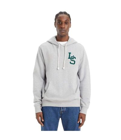 Sweat À Capuche Style Facteur Homme Gris Levis