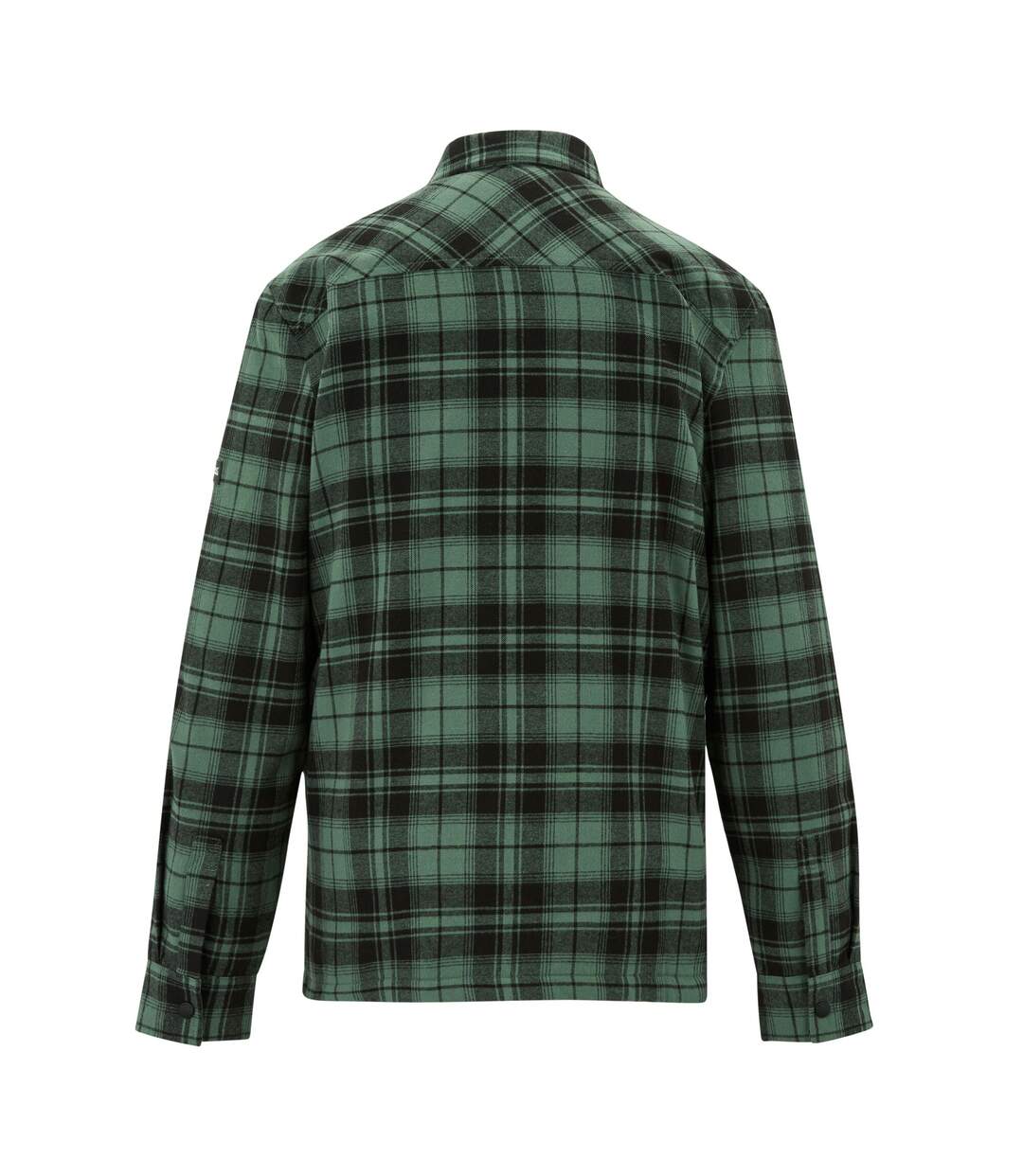 Chemise Motif/style À Carreaux Spennith Shacket Homme Forêt Foncé Noir Regatta-3