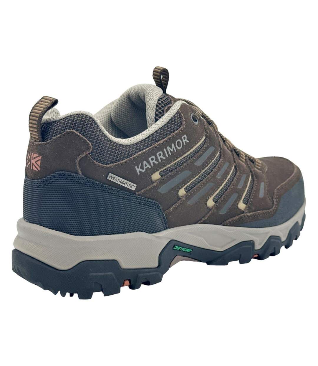 Mens Mount Suede Low Waterproof Walking Shoes Brown Karrimor-3