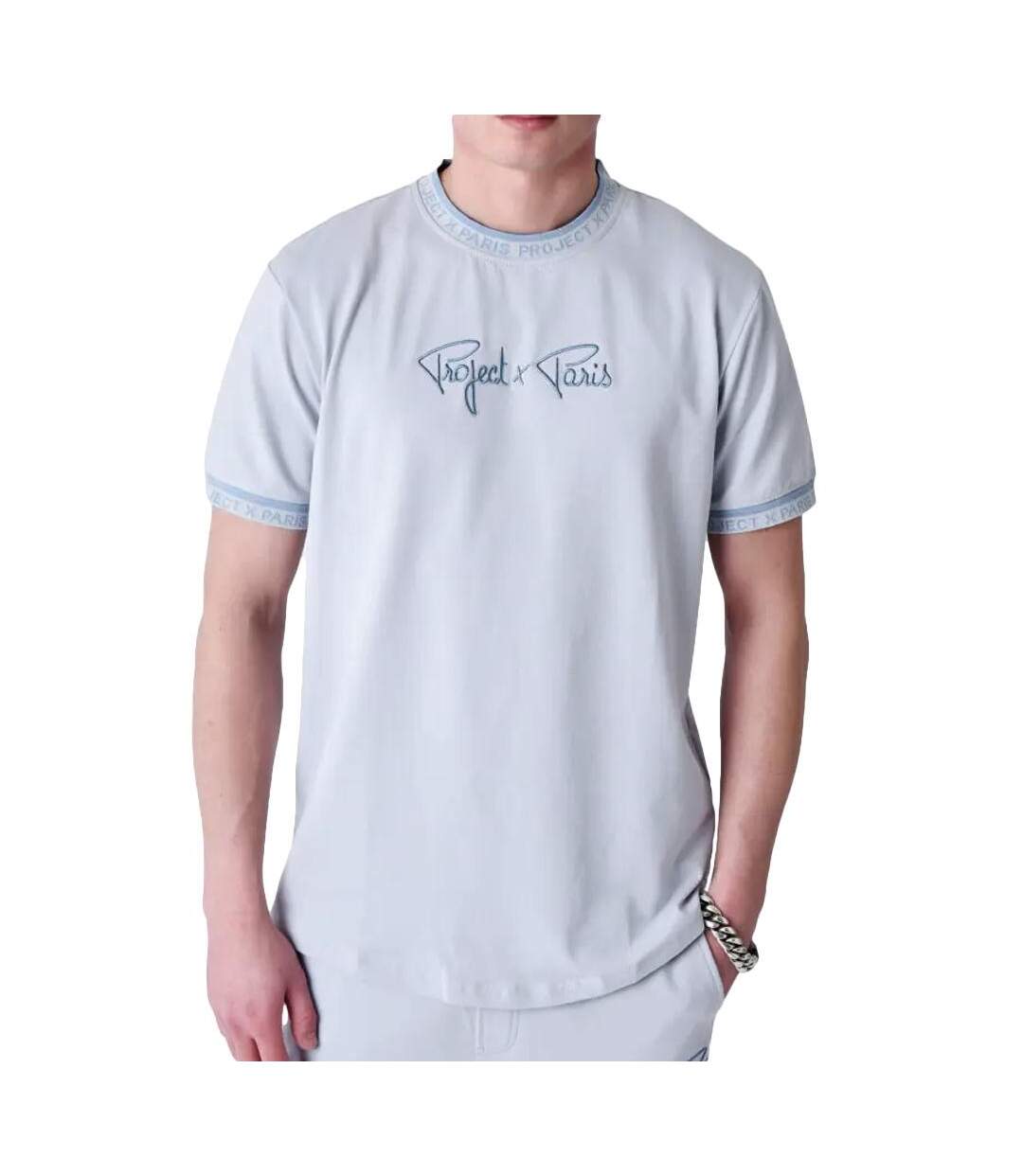 T-Shirt bleu clair homme project x paris 2511114-1