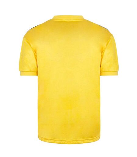 Polo Motif/style Tottenham Hotspur Fc Homme Jaune Bleu Score Draw