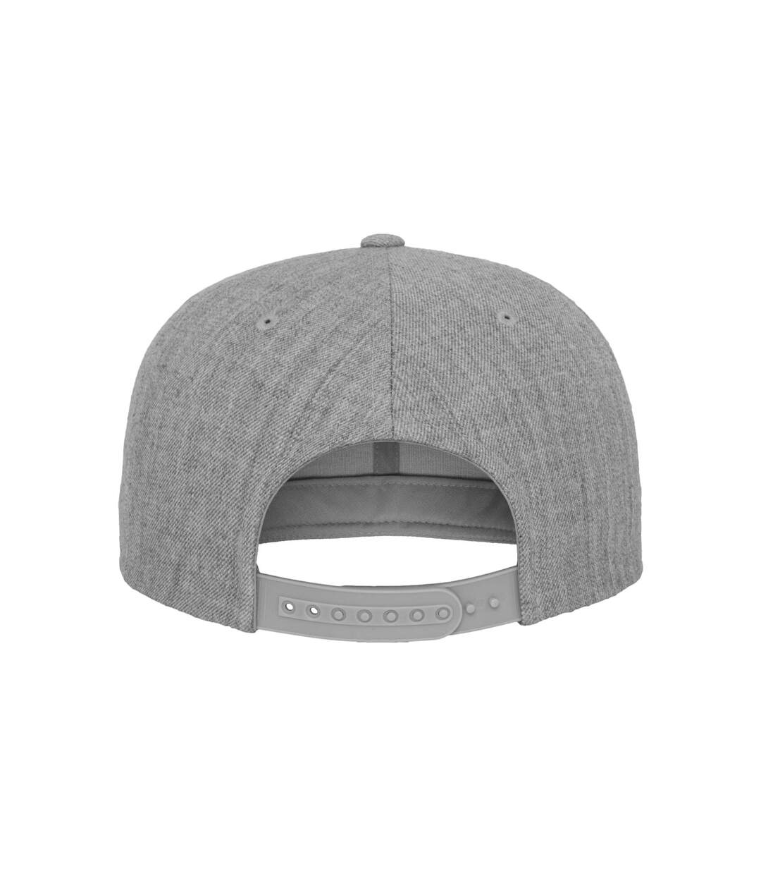Casquette Ajustable Classic Adulte Gris Chiné Vert Flexfit-4