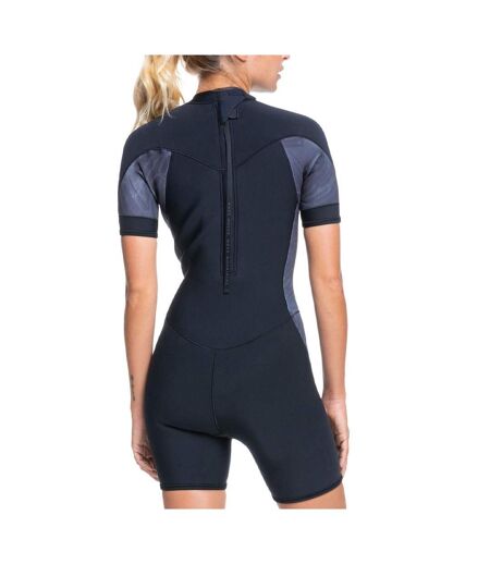 Combi-Short noir femme surf roxy 2.2 mm - taille 6