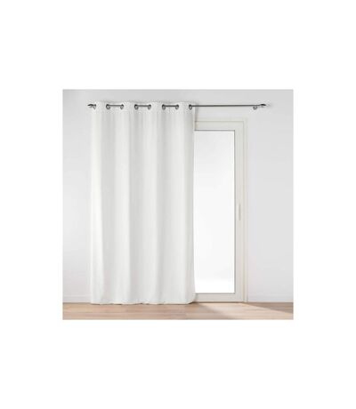 Rideau à Œillets Velours Novana 135x260cm Blanc