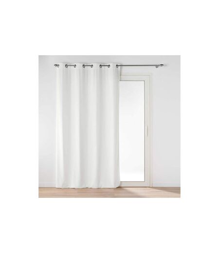 Rideau à Œillets Velours Novana 135x260cm Blanc