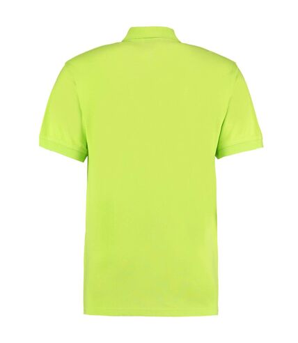 Polo à manches courtes homme vert citron Kustom Kit