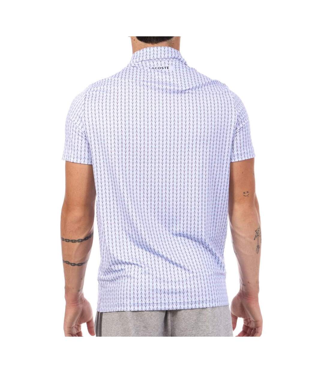 Polo bleu clair homme lacoste dh5348-2