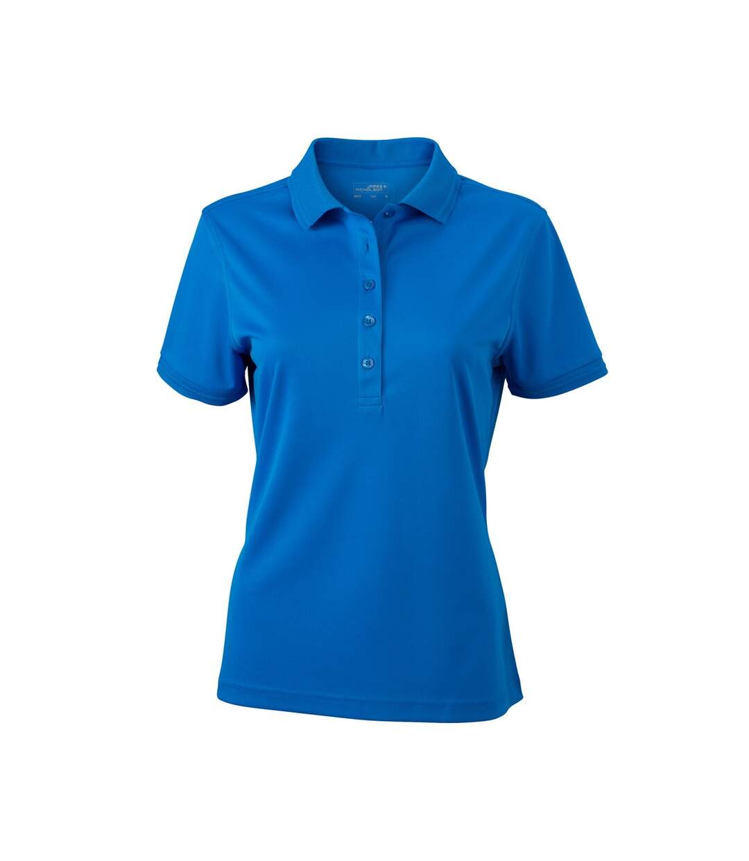 Polo micro-polyester FEMME JN574 - bleu cobalt-1