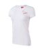 T-shirt Poland Fan Femme Blanc Rouge Huari-3