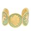Bracelet vert femme clio blue coquillage-1