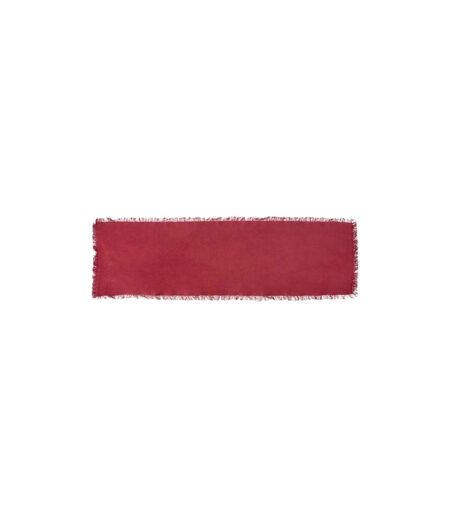 Chemin de Table Maha 38x140cm Rouge Grenat