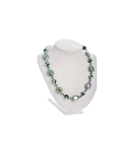 Collier Cristal Déco Agate 18cm Vert