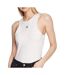 Débardeur blanc femme calvin klein jeans monologo racer-1