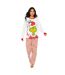 Ensemble De Pyjama Long Femme Rouge Blanc The Grinch-1
