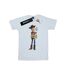 Disney Womens/Ladies Toy Story 4 Woody And Forky Cotton Boyfriend T-Shirt (Blanc) - UTBI49227-1