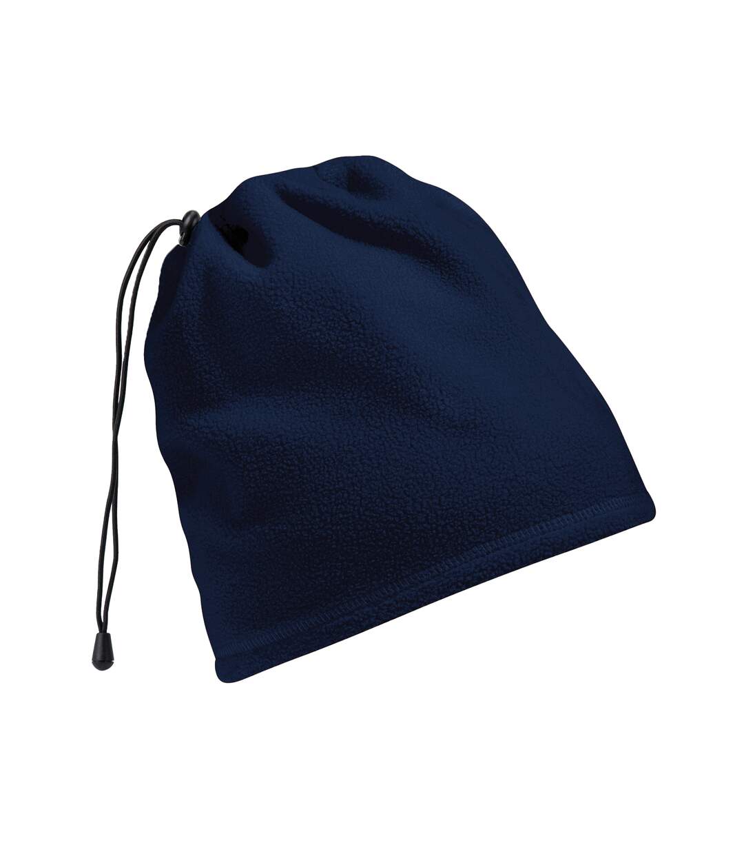 Unisex adult suprafleece snood cap one size french navy Beechfield-1