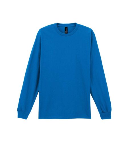 T-shirt Uni À Manches Longues  Pour Homme Bleu Roi Gildan