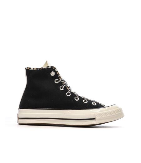 Baskets noires léopard  femme converse chuck 70