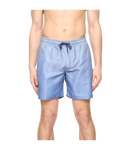 Short De Bain Layotta Homme Bleu Denim Crosshatch
