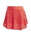 Womens/ladies Pro Climacool Tennis Skirt Red Adidas-2