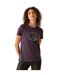 T-shirt filandra look at the stars femme prune sombre Regatta