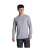 Mens Abel Nosilife Long-sleeved T-shirt Soft Grey Marl Craghoppers-2