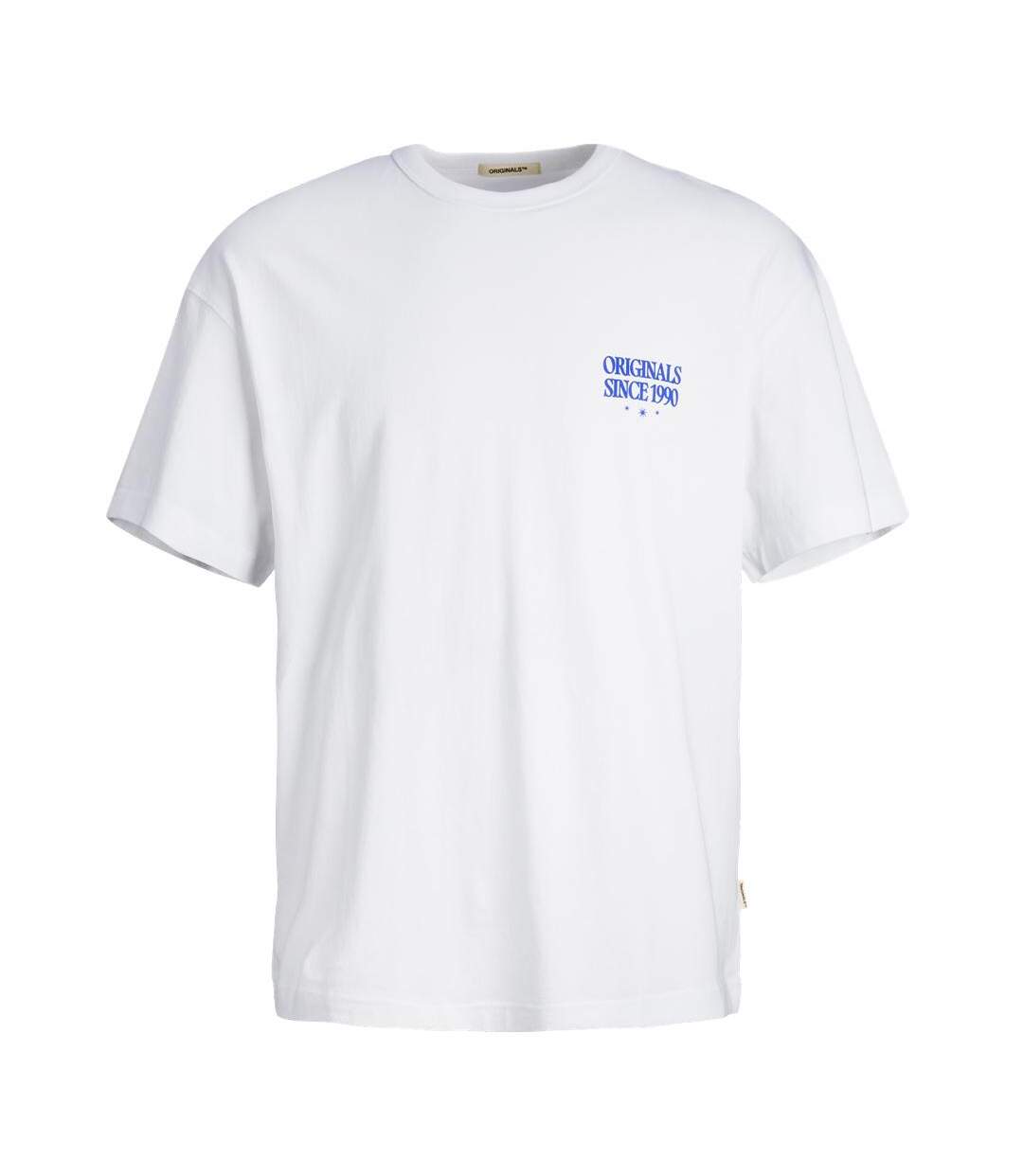 T-shirt blanc homme jack & jones 12276717 - l-1