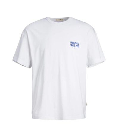 T-shirt blanc homme jack & jones 12276717 - l
