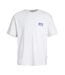 T-shirt blanc homme jack & jones 12276717 - l-1