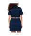 Robe bleu foncé brut femme kaporal brat-2