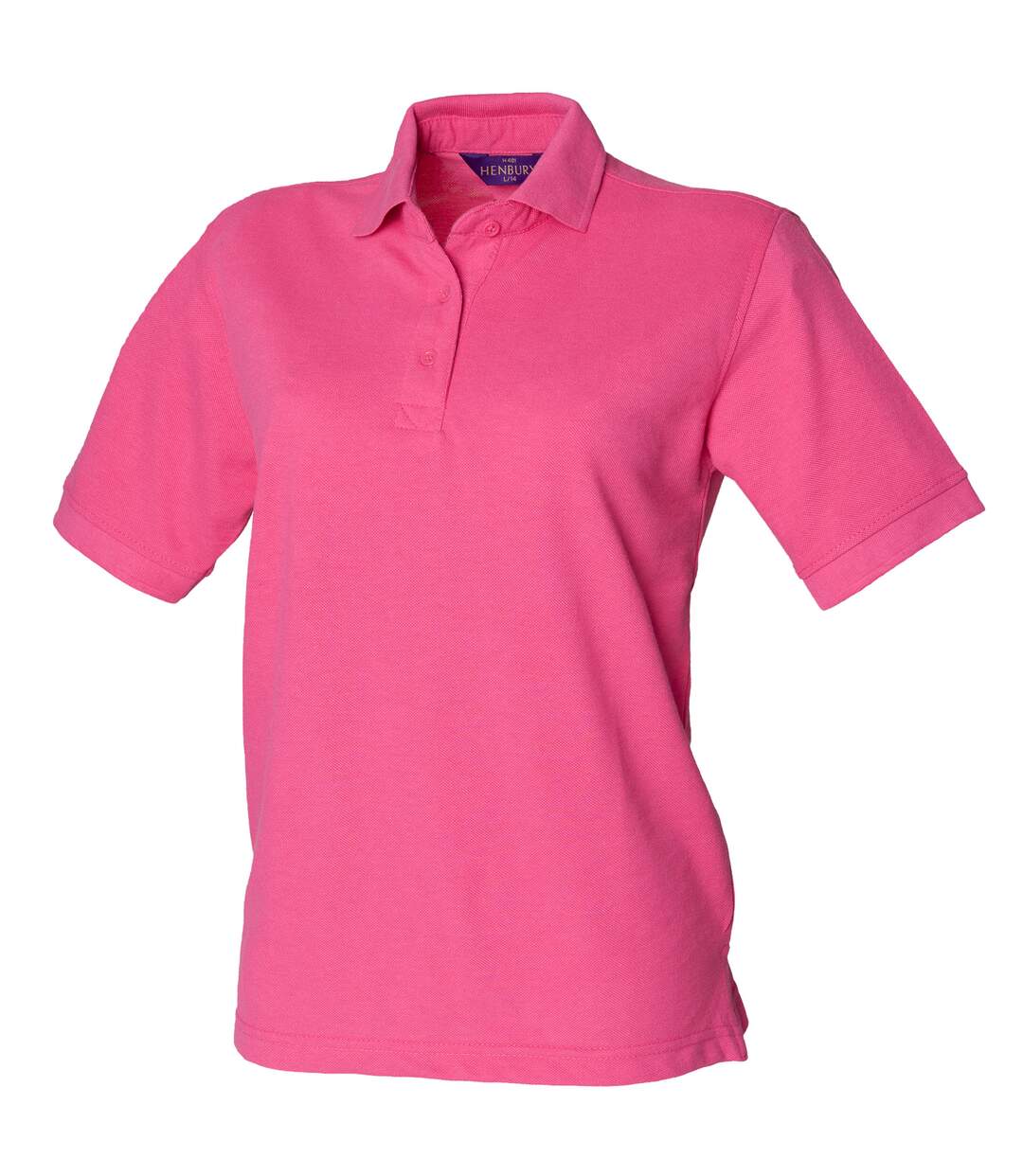 Polo à rétention de forme femme fuchsia Henbury-1