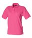 Henbury Womens/Ladies 65/35 Polo Shirt (Fuchsia)
