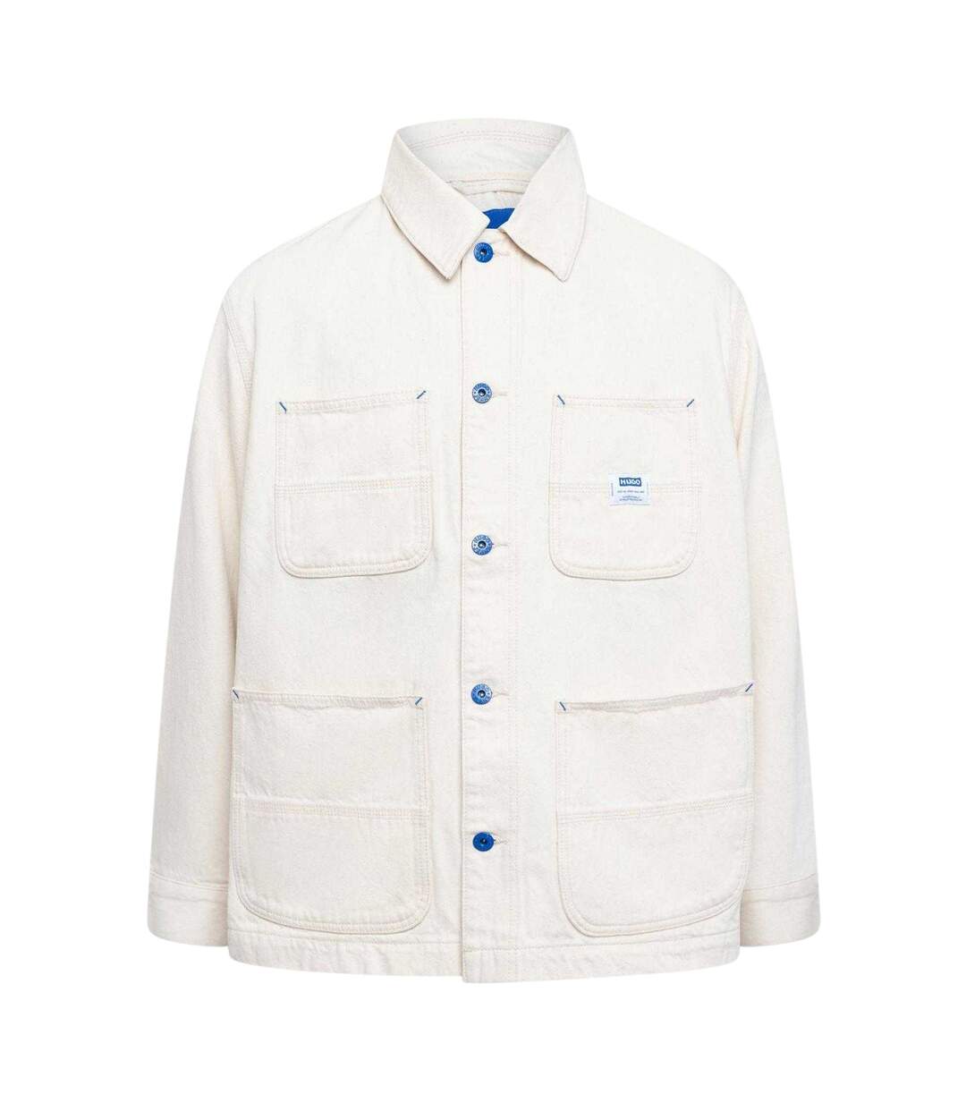 Mens Lisimba Denim Jacket Light Beige Boss-2
