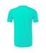 T-shirt adulte turquoise vif chiné Bella + Canvas