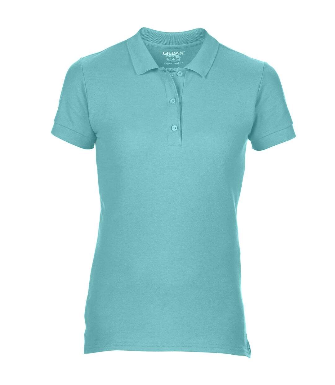 Gildan Womens/Ladies Premium Cotton Sport Double Pique Polo Shirt (Chalky Mint) - UTBC3195-1