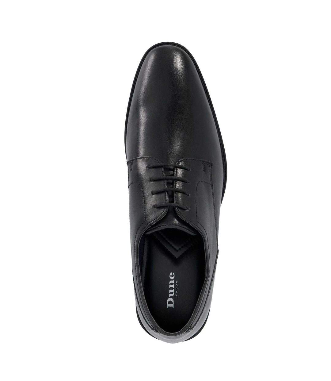 Mens Leather Formal Shoes Black Dune London-4