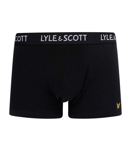 Lot De 10  Boxers Motif/style Uni Homme Noir Lyle & Scott