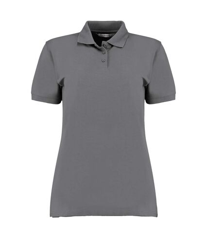 Kustom Kit Ladies Klassic Superwash Short Sleeve Polo Shirt (Charcoal) - UTBC623