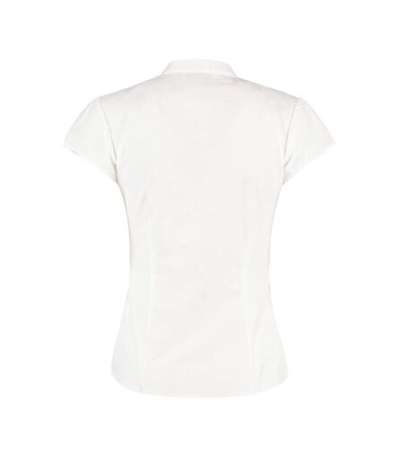 Blouse continental femme blanc Kustom Kit